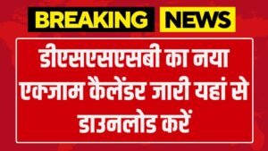 DSSSB Exam Calendar: डीएसएसएसबी का नया एक्जाम कैलेंडर जारी यहां से डाउनलोड करें