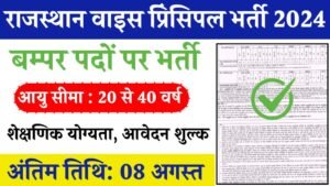 RPSC Vice Principal Vacancy: आरपीएससी वाइस प्रिंसिपल भर्ती का नोटिफिकेशन जारी