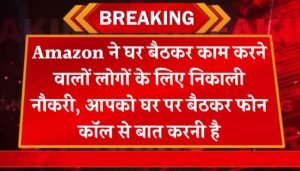 Amazon Vacancy : अमेजॉन ने घर बैठकर काम करने वालों लोगों के लिए निकाली नौकरी, आपको घर पर बैठकर फोन कॉल से बात करनी है